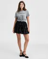 On 34th Women's Embellished Bubble-hem Mini Skirt, Macy's Exclusive In Black