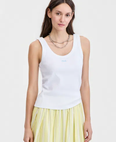 On 34th Women's Embroidered "oui" Tank Top, Macy's Exclusive In Multi
