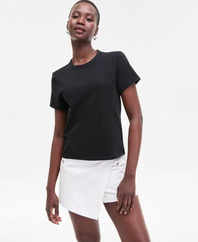 On 34th Women's Essential Crewneck T-shirt, Exclusively At Macy's