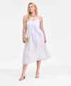 On 34th Women's Eyelet Midi Dress, Exclusively At Macy's In White