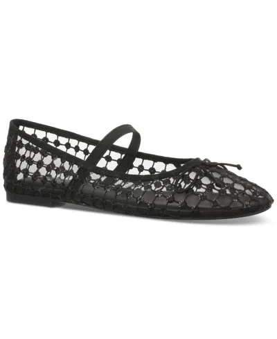 On 34th Women's Farroh Flats, Exclusively At Macy's In Black Woven