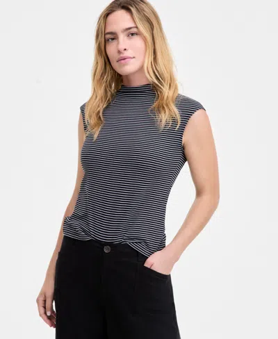 On 34th Women's Funnel Neck Sleeveless T-shirt, Macy's Exclusive In Multi