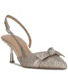 On 34th Gabrie Womens Glitter Manmade Pumps In Champagne Glitter
