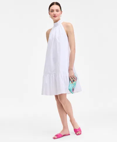 On 34th Women's Halter Bow-back Mini Dress, Exclusively At Macy's