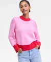 On 34th Women's High-neck Sweater, Macy's Exclusive In Pink
