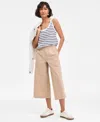 On 34th Women's High-rise Cropped Wide-leg Pants, Exclusively At Macy's