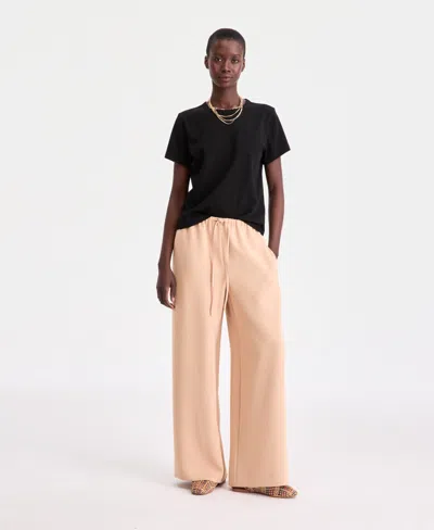 On 34th Women's High-rise Pull On Crepe Wide-leg Pants, Macy's Exclusive ' In Pink