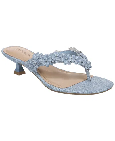 On 34th Women's Ingridd Flower Dress Sandals, Exclusively At Macy's In Studio Denim