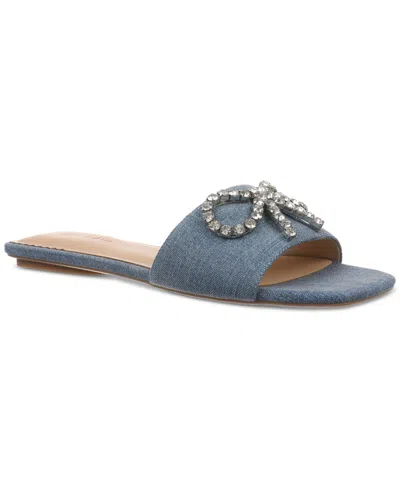 On 34th Women's Jazziee Bow Sandals, Exclusively At Macy's In Denim