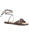 On 34th Women's Jenniee Knot Flat Sandals, Exclusively At Macy's In Leopard