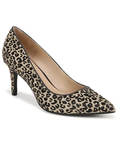 On 34th Women's Jeules Pointed-toe Slip-on Pumps, Created For Macy's In Leopard Haircalf