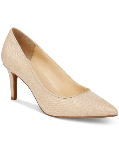 On 34th Women's Jeules Pointed-toe Slip-on Pumps, Created For Macy's In Natural Raffia