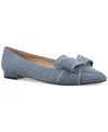 On 34th Women's Kaete Bow Flats, Exclusively At Macy's In Denim