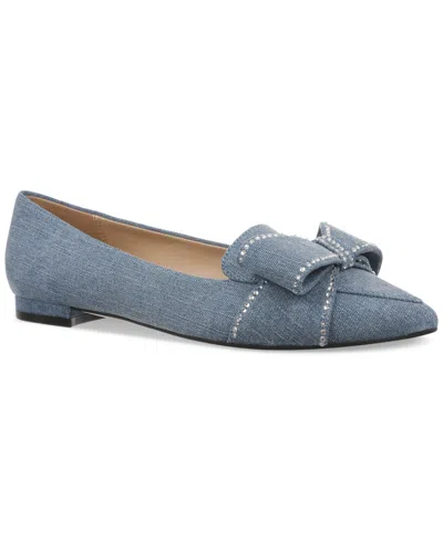 On 34th Women's Kaete Bow Flats, Exclusively At Macy's In Denim