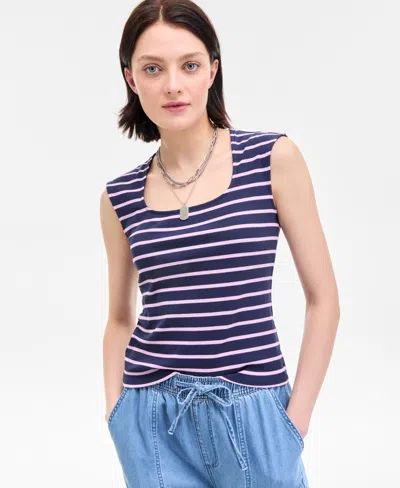 On 34th Women's Knit Scoop-neck Raglan-cap-sleeve Top, Exclusively At Macy's