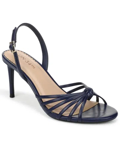 On 34th Women's Lauuritaa Dress Sandals, Exclusively At Macy's In Blue