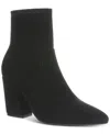 On 34th Women's Lydiaa Pointed-toe Block-heel Booties, Created For Macy's In Black Micro