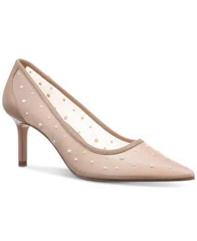 On 34th Women's Mariahh Pointed-toe Pumps, Exclusively At Macy's In Nude Mesh