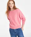 On 34th Women's Marled Boatneck Sweater, Exclusively At Macy's In Desert Blossom