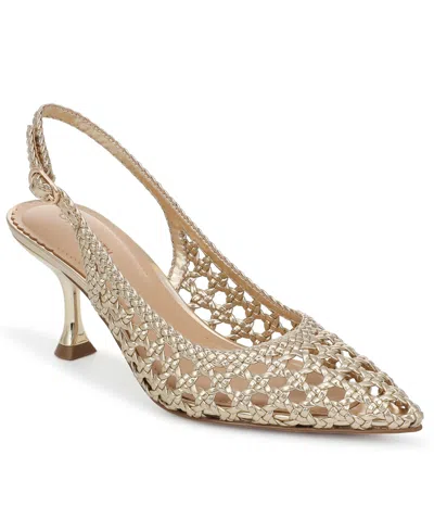 On 34th Women's Marleena Slingback Pumps, Macy's Exclusive In Gold