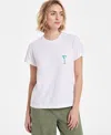 On 34th Women's Martini Graphic Crewneck Tee, Exclusively At Macy's In Bright White