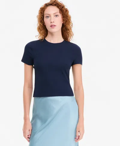 On 34th Women's Meet And Greet Short-sleeve T-shirt, Macy's Exclusive In Blue