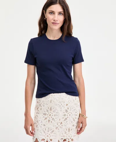 On 34th Women's Meet And Greet Short-sleeve T-shirt, Macy's Exclusive In Intrepid Blue