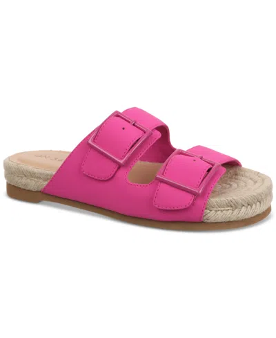 On 34th Women's Milaa Buckled Footbed Sandals, Created For Macy's In Pink