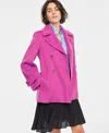 On 34th Women's Modern Peacoat, Created For Macy's In Sweet Orchid