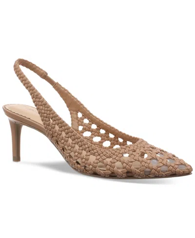 On 34th Women's Monikaa Pointed-toe Pumps, Exclusively At Macy's In Walnut Woven