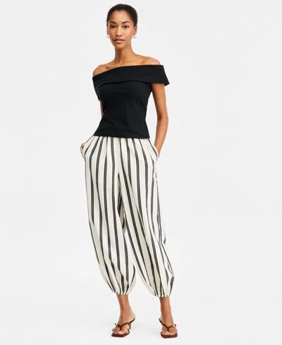 On 34th Women's Off-the-shoulder Jersey Knit Top, Macy's Exclusive In Black