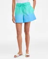 On 34th Women's Ombre Drawstring Shorts, Exclusively At Macy's