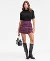 On 34th Women's Plaid Wrap Mini Skirt, Macy's Exclusive In Multi