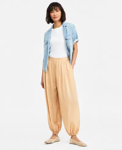 On 34th Women's Pull-on Balloon Pants, Macy's Exclusive In Neutral