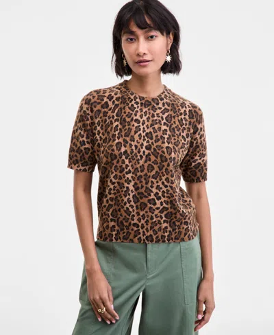 On 34th Women's Saddle Short Sleeve Sweater, Macy's Exclusive
