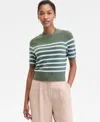On 34th Women's Saddle Short Sleeve Sweater, Macy's Exclusive In Green
