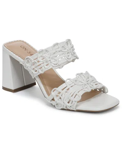 On 34th Women's Sashaa Square Toe Dress Sandals, Macy's Exclusive In Multi