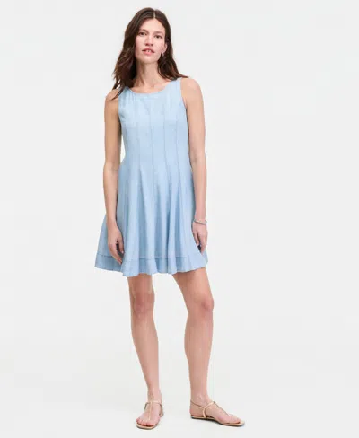 On 34th Women's Seamed Boat-neck Sleevelss Mini Dress, Macy's Exclusive In Multi