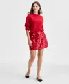 On 34th Women's Mixed-argyle Crewneck Sweater, Macy's Exclusive In Multi