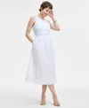 On 34th Women's Sleeveless Tank Midi Dress, Created For Macy's In White