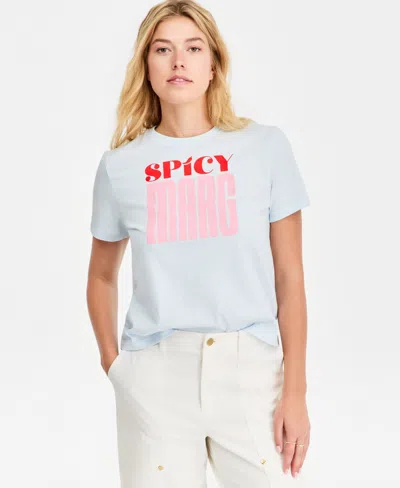 On 34th Women's Spicy Marg Graphic T-shirt, Macy's Exclusive In Blue