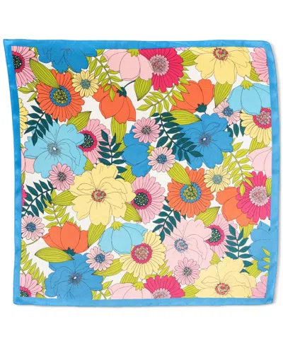 On 34th Women's Spring Has Sprung Floral Square Scarf, Created For Macy's In Multi
