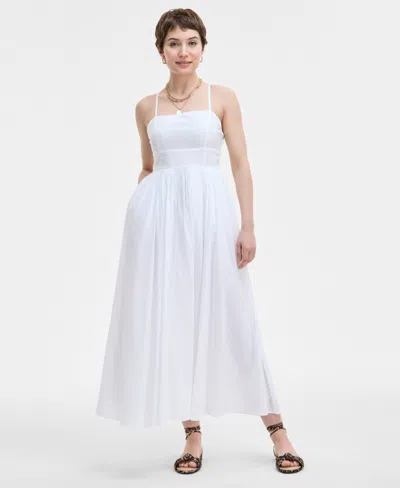 On 34th Women's Square-neck Maxi Dress, Exclusively At Macy's In Bright White