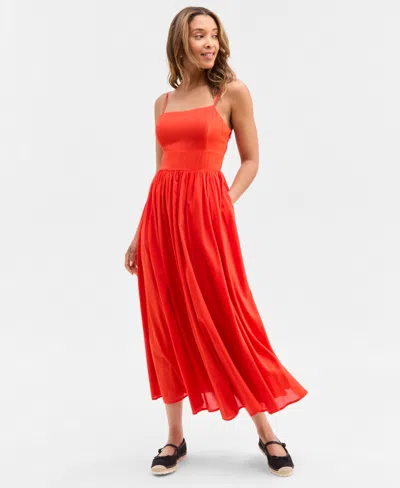 ON 34TH WOMEN'S SQUARE-NECK MAXI DRESS, EXCLUSIVELY AT MACY'S