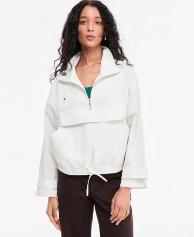 On 34th Women's Stand-collar Pullover Anorak Jacket, Macy's Exclusive In Brown