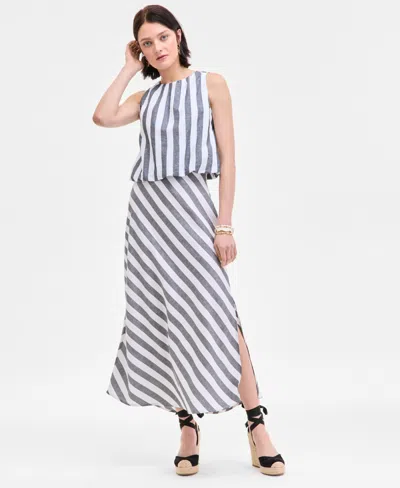 On 34th Women's Striped Maxi Skirt, Exclusively At Macy's