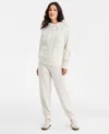 On 34th Women's Sweater Cozy Joggers, Macy's Exclusive In White