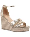 On 34th Women's Theodoree Espadrille Wedge Sandals, Exclusively At Macy's In Gold