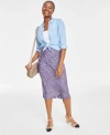 On 34th Womens Chambray Shirt Created For Macys Xxs 2x In Blue