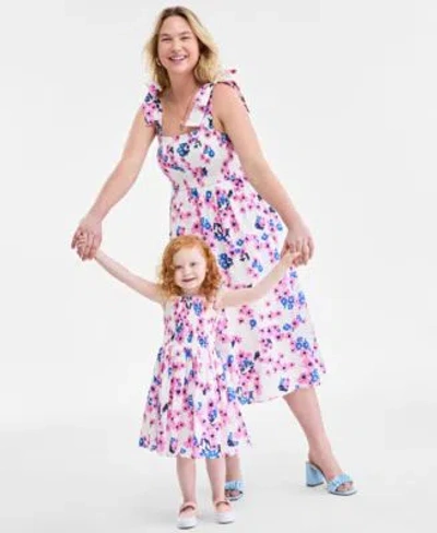 ON 34TH WOMENS LITTLE GIRL MOMMY ME MATCHING FLORAL PRINT DRESS EXCLUSIVELY AT MACYS